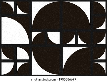 Abstract Geometric Pattern generative computational art illustration