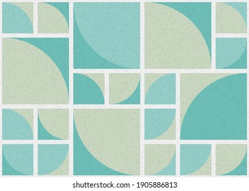 Abstract Geometric Pattern generative computational art illustration