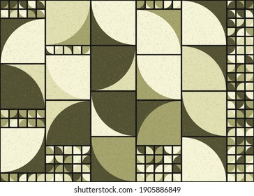 Abstract Geometric Pattern generative computational art illustration