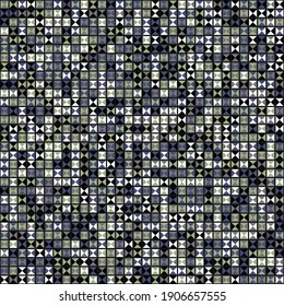Abstract Geometric Pattern generative computational art illustration