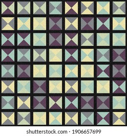 Abstract Geometric Pattern generative computational art illustration