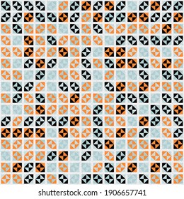Abstract Geometric Pattern generative computational art illustration