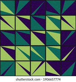 Abstract Geometric Pattern generative computational art illustration