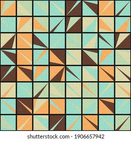Abstract Geometric Pattern generative computational art illustration