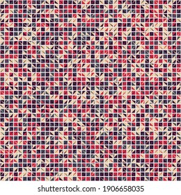 Abstract Geometric Pattern generative computational art illustration