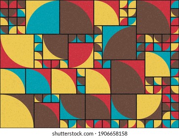 Abstract Geometric Pattern generative computational art illustration