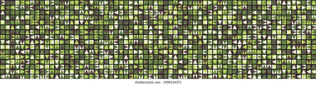 Abstract Geometric Pattern generative computational art illustration