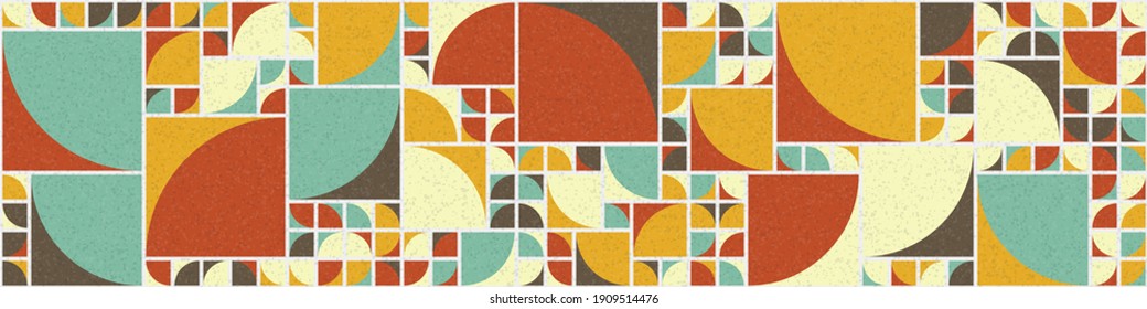 Abstract Geometric Pattern generative computational art illustration
