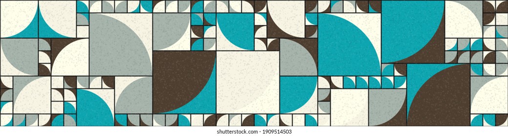 Abstract Geometric Pattern generative computational art illustration