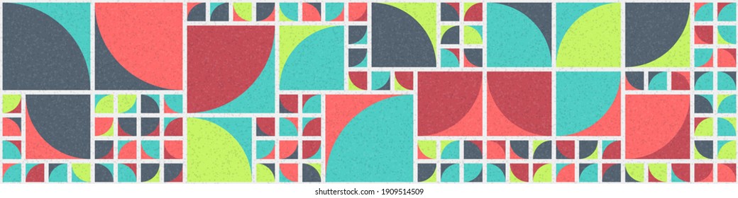 Abstract Geometric Pattern generative computational art illustration