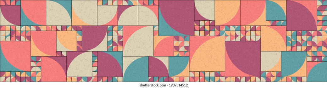 Abstract Geometric Pattern generative computational art illustration