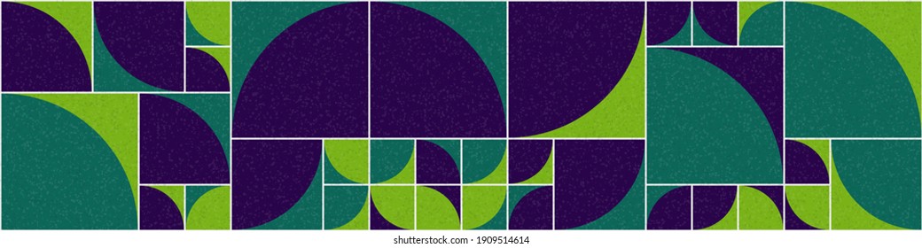 Abstract Geometric Pattern generative computational art illustration