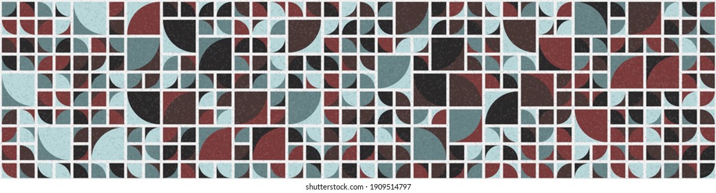 Abstract Geometric Pattern generative computational art illustration