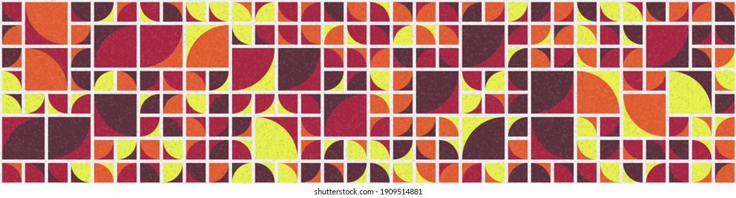Abstract Geometric Pattern generative computational art illustration