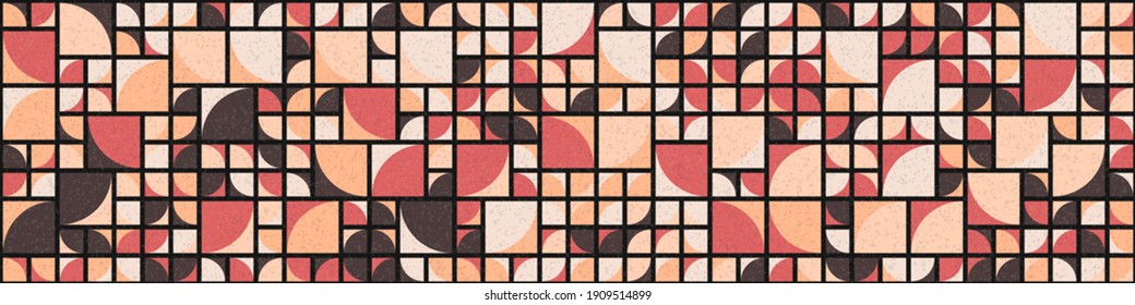 Abstract Geometric Pattern generative computational art illustration