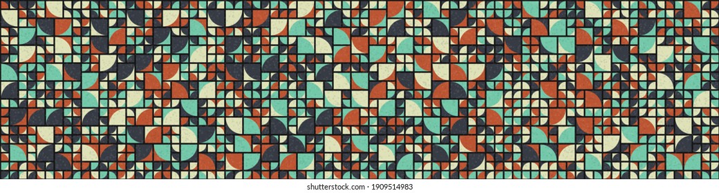 Abstract Geometric Pattern generative computational art illustration