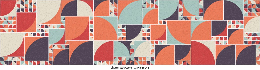 Abstract Geometric Pattern generative computational art illustration