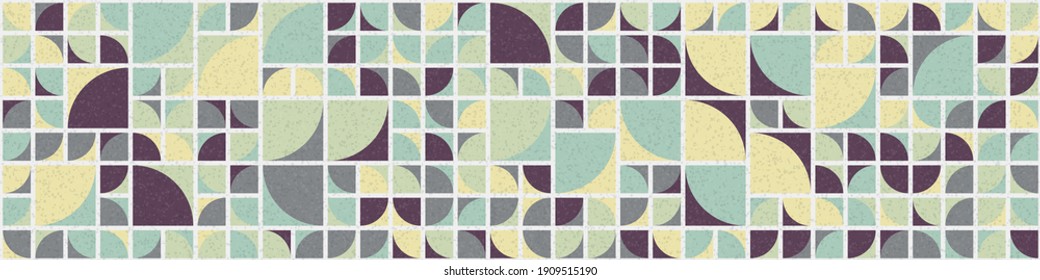 Abstract Geometric Pattern generative computational art illustration