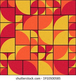 Abstract Geometric Pattern generative computational art illustration