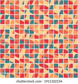 Abstract Geometric Pattern generative computational art illustration