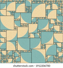 Abstract Geometric Pattern generative computational art illustration