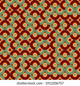 Abstract Geometric Pattern generative computational art illustration