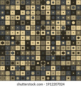 Abstract Geometric Pattern generative computational art illustration