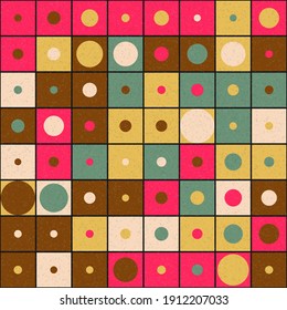 Abstract Geometric Pattern generative computational art illustration