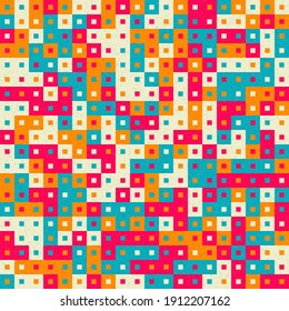 Abstract Geometric Pattern generative computational art illustration