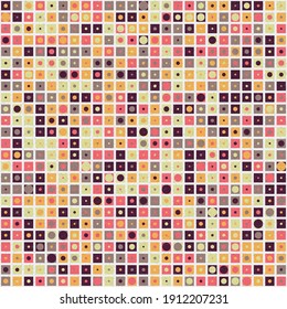 Abstract Geometric Pattern generative computational art illustration