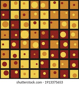Abstract Geometric Pattern generative computational art illustration