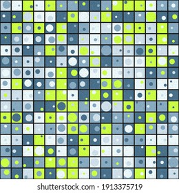 Abstract Geometric Pattern generative computational art illustration