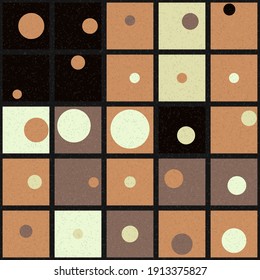 Abstract Geometric Pattern generative computational art illustration