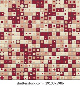 Abstract Geometric Pattern generative computational art illustration