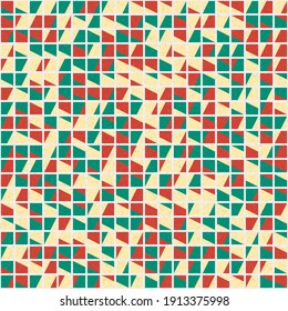 Abstract Geometric Pattern generative computational art illustration