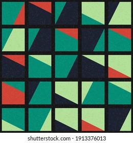 Abstract Geometric Pattern generative computational art illustration