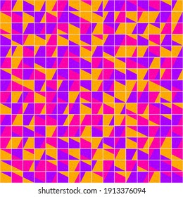 Abstract Geometric Pattern generative computational art illustration