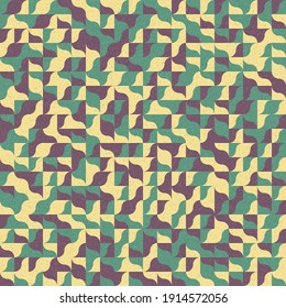 Abstract Geometric Pattern generative computational art illustration