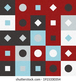 Abstract Geometric Pattern generative computational art illustration