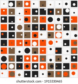 Abstract Geometric Pattern generative computational art illustration