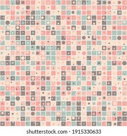 Abstract Geometric Pattern generative computational art illustration
