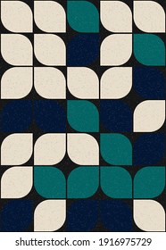 Abstract Geometric Pattern generative computational art illustration