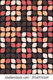 Abstract Geometric Pattern generative computational art illustration