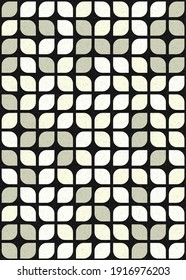 Abstract Geometric Pattern generative computational art illustration