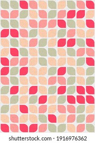 Abstract Geometric Pattern generative computational art illustration