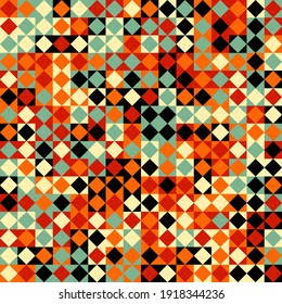 Abstract Geometric Pattern generative computational art illustration
