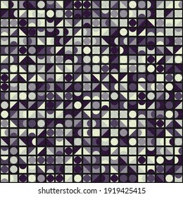 Abstract Geometric Pattern generative computational art illustration