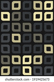Abstract Geometric Pattern generative computational art illustration