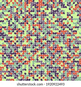 Abstract Geometric Pattern generative computational art illustration