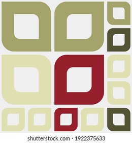 Abstract Geometric Pattern generative computational art illustration